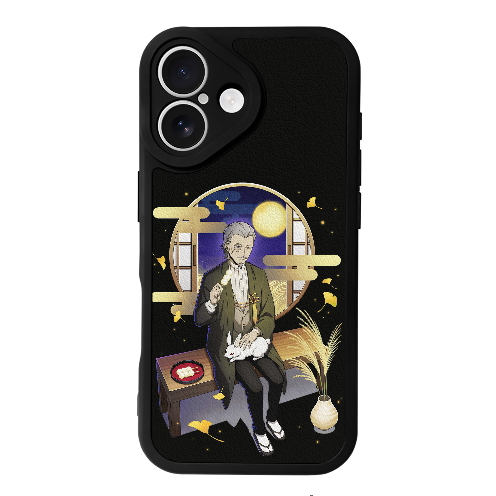 （画像用） 文豪ストレイドッグス Bungo Stray Dogs 【iPhone 16シリーズ対応】シリコンスマホケース（レザー調） 材質：シリコン